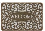 Delta Carpet Covor Dreptunghiular pentru Usa de Intrare, Maro, 50 x 80 cm, Antiderapant, Flex 19141/91 (X-19141-91-0508) Pres