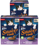 FELIX Felix Sauce Time Karma kiegészítő felnőtt macskáknak 18 x 40 g