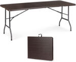 Homelux Masă pliabilă de grădină pentru banchete de catering 180 cm, maro (SZK-180B)