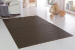 Serena Bambusz szőnyeg 80x200 cm sötétre hőkezelt, keményített, természetes barna felület
