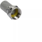 Master connectors Mufa F cu insurubare pentru cablu RG6 6.8 mm, cupru nichelat, garnitura, Premium Master E8012 (E8012)