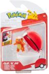 Pokémon Figurina in bila Clip N Go Pokemon S2, Charmander si Poke Ball Figurina