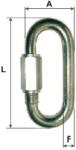 Romsurub Inel Zincat Pentru Legatura 6mm / 26x59mm, Romsurub, Mk-ogs06 (mk-ogs06)