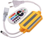 BRAYTRON 5050 SMD RGB LED fénykábelhez betáp és távirányító (max 50 méter RGB fénykábelhez) (BS01-99910 Hutech)