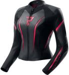 Rebelhorn Geacă de motocicletă din piele pentru femei Rebelhorn Diva ST negru-roz (PBRH-DIVA-ST-LJ-WOMEN-63)