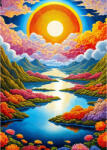 Enjoy 2361 - Flowing Sunrise - 1000 db-os puzzle (2361)