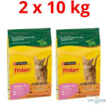 Friskies 2x10kg Junior csirke és pulyka száraz eledel kölyökmacskáknak