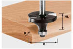 Festool Lekerekítomaró, HW D38, 1/R12, 7 KL (491016)