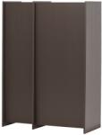 WOOOD Тъмнокафяво шкафче от декор от ясен 102x140x44 cm Brock - WOOOD (377894-MI)