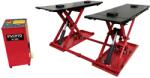 Invento Elevator auto tip foarfecă mobil 3 t INVENTO SL S30 RED - 230 V, cel mai îngust din gamă (KON-SL130P_230V-RED)