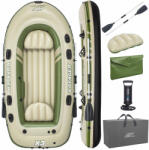 Bestway Felfújható gumicsónak szett, BESTWAY Voyager X3 Raft, bézs, 294 x 137 cm (3 személyes), evezőkkel, pumpával, párnával, hordtáskával, javítótapasszal (65164)