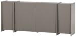 WOOOD Сив скрин от декор от ясен 200x85x44 cm Brock - WOOOD (377893-WG)