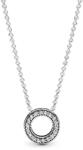 Pandora logós és szívecskés collier nyaklánc - 397436CZ-45 (397436CZ-45)