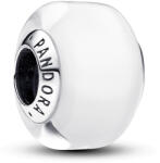 Pandora Moments Fehér mini muranói üveg charm - 793118C00 (793118C00)