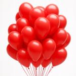 PartyBee Latex lufi csokor szett piros 30cm 100db