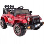 Jeep Fulltime, 4X4 Meghatás, 1X12V, Kíméletes Indítás/ (BRD-7588-LAKIER-CZERWONY)