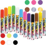 Real Vízbázisú, környezetbarát törlésre alkalmas színes krétamarkerek 12 darabos készlete (RC-K-346)