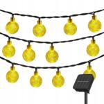 Sekey Napelemes Kerti Lámpa Girland Patio 5 Méter 20x Led Gömb erkélyre IP44 (20130812)