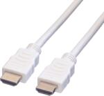 Valueline HDMI Csatlakozókábel HDMI-A dugó, HDMI-A dugó 7.50 m Fehér 11.99. 5706 Standard HDMI HDMI kábel (JAB-2454220) (JAB-2454220)