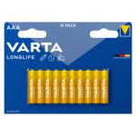 VARTA 4103101461 Longlife AAA (LR03) alkáli mikro ceruza elem 10db/bliszter (4103101461) - iconink