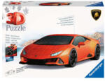 Ravensburger Puzzle 3D 108 piese - Lamborghini Huracan portocaliu (11571)