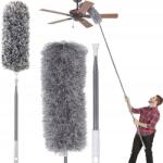 Ruhhy Teleszkópos seprűkefe pókhálók tisztításához mikroszálas 280cm (18917)