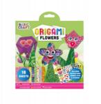 Grafix Virágok szett 18 minta matricák Origami papír öntapadós (100096)