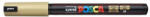uni Dekormarker, 0, 7 mm, UNI "Posca PC-1MR", arany (TUPC1MRA) - tintasziget