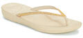 FitFlop Lábujjközös papucsok iQushion Sparkle Bézs 37