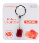 kukartka Kulcstartó A Születésnapon Karneol (BKN-033)