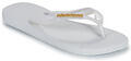Havaianas Lábujjközös papucsok TOP LOGO METALLIC Fehér 39 / 40
