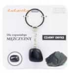 kukartka Kulcstartó Egy Csodálatos Férfi Számára Fekete Ónix (BKN-035)