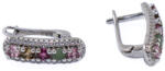 Ékszershop Színes köves ezüst fülbevaló (2178148)