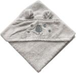  Prosop pentru copii cu gluga KODA 75x75 cm, gri Prosop