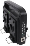 Patona Încărcător compact paralel 4-în-1 slim PATONA pentru baterii Sony Red DSLR V-Моunt cu funcție de alimentare, incl. cablu XLR cu 4 pini (PT-1698)