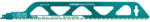 Extol industrial szablyafűrészlap 1db, Bosch befogás, HM/TCT fogak, 455 mm, 2TPI, gázbetonhoz, egyenes, durva vágás (8706302)