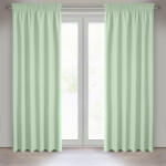 EUROFIRANY Rita egyszínű dekor függöny Zsálya 140x270 cm