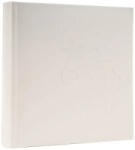  Esküvői Fotóalbum 22x22 cm Könyvkötésű 200 Darab 10x15 cm-es Fotóhoz Fehér Indák (AAE902)