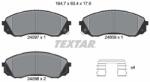 TEXTAR Fékbetét készlet TEXTAR 2459701 for KIA, HYUNDAI (2459701)