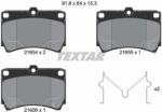 TEXTAR Fékbetét készlet TEXTAR 2165404 for MAZDA, MITSUBISHI, KIA, FORD, … (2165404)