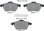 TEXTAR Fékbetét készlet TEXTAR 2162402 for SEAT, SKODA, VW, AUDI (2162402)