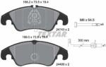 TEXTAR Fékbetét készlet TEXTAR 2474381 for AUDI, VW, SEAT, SKODA (2474381)