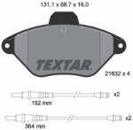TEXTAR Fékbetét készlet TEXTAR 2163201 for CITROËN, PEUGEOT (2163201)