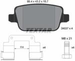 TEXTAR Fékbetét készlet TEXTAR 2453702 for VOLVO, LAND ROVER (2453702)