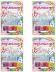 4M Set creativ pentru realizarea unei imagini cu cristale - unicorn, în mai multe variante, 1 buc (036155-43982)