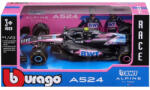 Bburago Bburago: BWT Alpine F1 Team A524 (2024) mașină de curse F1 model auto din metal 1/43 (Pierre Gasly #10) (017980-01701)