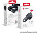 CAR charger Forcell F-Energy Carbon USB C QC3.0 PD 3A 20W CC50-1C black (5903396133817)