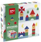 APLI Geometriai matricás készlet, APLI Kids Geometric , falvak (19432) - molnarpapir