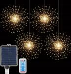 Sekey Napelemes Led Függöny - 800 meleg Led Tűzijáték IP44 (LS35)