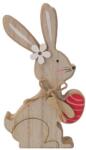  Figurina iepuras+ou lemn pentru decoratiuni Paste (065938)